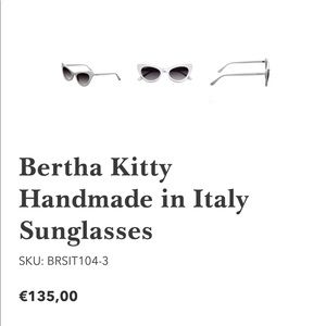 Bertha kitty sunglasses